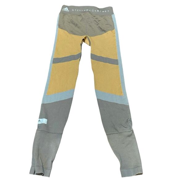 Rare Adidas Stella McCartney Small Seamless Knit Running Leggings SAMPLE WORKOUT - Picture 14 of 16